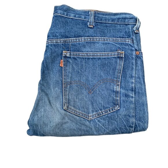 Vintage 1971 Levi's Orange Tab Talon 42 Zipper Blue - Picture 5 of 16